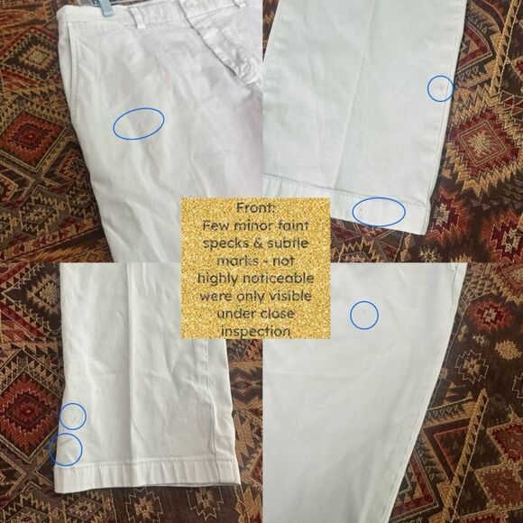 Vineyard Vines By SHEP & IAN Mens 34 X 30 Chino Flat Front Pants Preppy Golf - Picture 10 of 10